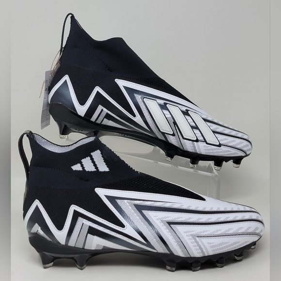 Adidas Freak Ultra 23 Inline Black White Football Cleats GW4169 Mens Sz 10.5 New